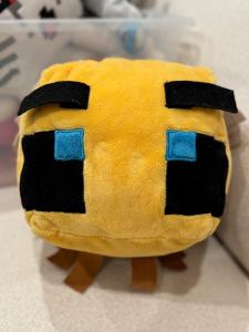 Minecraft Bumblebee Plush Toy for Cozy Snuggles