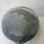 Minecraft Skull Plush Toy with Red Eyes