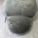 Minecraft Skull Plush Toy with Red Eyes