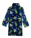 Minecraft Steve and Creeper Plush Bathrobe for Kids