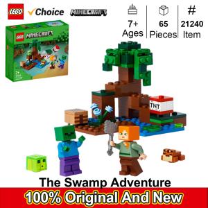 LEGO Minecraft Swamp Adventure Set with Alex & Zombie