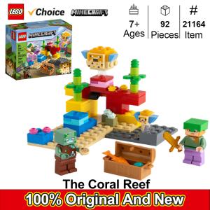 LEGO Minecraft Coral Reef Building Set with Figures