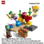 LEGO Minecraft Coral Reef Building Set with Figures