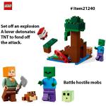 LEGO Minecraft Swamp Adventure Set with Alex & Zombie