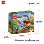 LEGO Minecraft Coral Reef Building Set with Figures