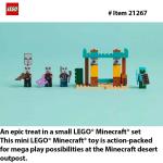 LEGO Minecraft Illager Desert Patrol Playset with Figures