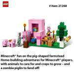 LEGO 21268 Baby Pig House for Minecraft Fans