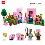 LEGO 21268 Baby Pig House for Minecraft Fans