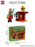 Lego Lava Lake Battle Minecraft Building Set