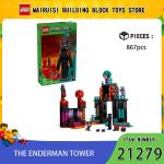 Minecraft Enderman Tower Building Blocks Set