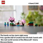 LEGO Minecraft Cherry Blossom Garden Building Set