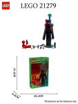 Minecraft Enderman Tower Building Blocks Set