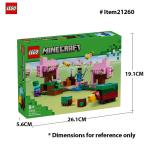 LEGO Minecraft Cherry Blossom Garden Building Set