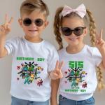 Minecraft Couples T-Shirts for Adults - Summer Style