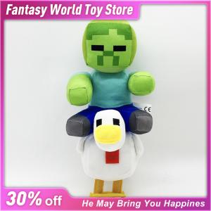 Minecraft Chicken Jockey Kawaii Plush Toy 32cm