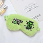 Minecraft Plush Eye Mask for Comfortable Sleep