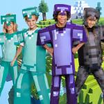 Steve's Enchanted Diamond Armor Costume Set