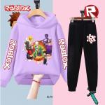 Minecraft Cartoon Print 2-Piece Outfit for Kids