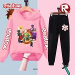 Minecraft Cartoon Print 2-Piece Outfit for Kids
