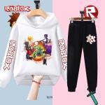 Minecraft Cartoon Print 2-Piece Outfit for Kids