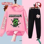 Minecraft Roblox Kids Hoodie and Pants Set