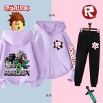 Minecraft Hoodie and Pants Set for Kids