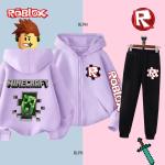 Minecraft Hoodie and Pants Set for Kids