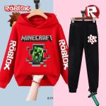 Minecraft Roblox Kids Hoodie and Pants Set