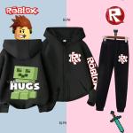 Minecraft Creeper Free Hugs Hoodie and Pants Set