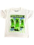 Minecraft White Short Sleeve Tee for Kids