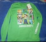 Boys Minecraft Character Squares Long Sleeve Shirt
