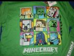 Boys Minecraft Character Squares Long Sleeve Shirt