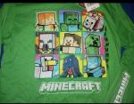 Boys Minecraft Character Squares Long Sleeve Shirt