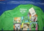 Boys Minecraft Character Squares Long Sleeve Shirt