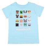 Minecraft Kids T-Shirt with Character Faces Design