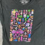 Minecraft Boys T-Shirt Black Pixel Art Design