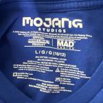 Blue Minecraft Youth Large Graphic T-Shirt