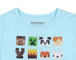 Minecraft Kids T-Shirt with Character Faces Design
