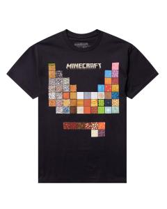 Minecraft Men's T-Shirt with Building Elements Design