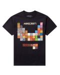 Minecraft Men's T-Shirt with Building Elements Design