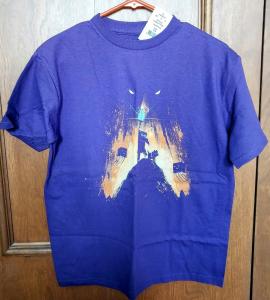Purple Minecraft Shirt with Cool Design, Size L