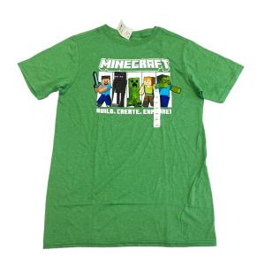 Minecraft Boys XXL Green Graphic T-Shirt