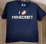 Minecraft Blue Graphic Logo T-Shirt for Boys