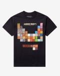 Minecraft Men's T-Shirt with Building Elements Design