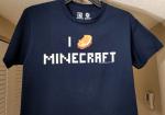 Minecraft Blue Graphic Logo T-Shirt for Boys