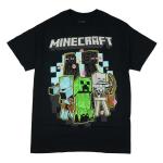 Minecraft Men's Short Sleeve Creeper Zombie Tee
