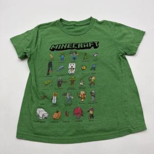 Minecraft Youth Boys Green Logo T-shirt