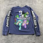 Minecraft Boys Blue Long Sleeve Creeper & Friends