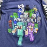 Minecraft Boys Blue Long Sleeve Creeper & Friends