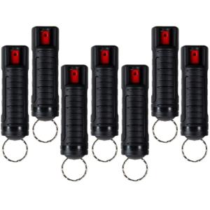 Police Magnum 7-Pack Bulk Keychain Pepper Spray